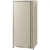 Helloshop26 Büroschrank - - 88x40x35 cm - Grau Metall - Industriestil - 2 verstellbare Regale