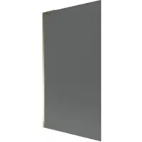 Mexen Next L Badewannenfaltwand 1-flügelig 100 x 150 cm, graphit, gold - 895-100-000-03-40-50