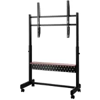 OEM Monitorstandaard für Bildschirme von 1397-2540 mm, in Höhe verstellbar, mit Platte, bis 92,99 kg belastbar, für Wohnzimmer, Schlafzimmer und Büro
