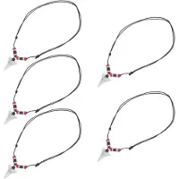 ABOOFAN 5er-pack verstellbarer wachsfaden-choker mit , boho schmuck