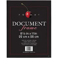 MCS Room Essentials Format Frame - 8.5x11' (Black)