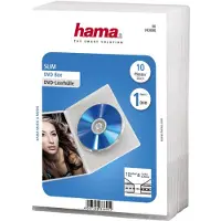 Hama 1x10 Hama Slim DVD Jewel Case transparent 83890