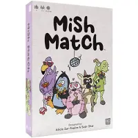 USAopoly Mish Match Partyspiel – schnelles, kompetitives Zuordnungsspiel mit vielfältigen Themen