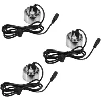 Typecat 3x Ultraschall-Nebelmaschine für Springbrunnen und Teiche, 12 LEDs
