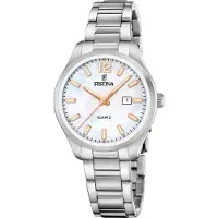 Festina F20737/6 Uhr Damenuhr Edelstahl Datum silber