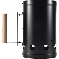 Spactz Geräte zum Grillen mit Holzkohle, Kaminofen und Bambus