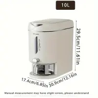 MaxPower Hermetischer Tierfutterbehälter – 10 l/20 l Volumen, 10 l