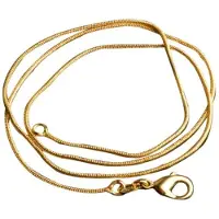 MaxPower (Golden -26 Zoll) Luxus Männer Frauen Punk Reine Kette Karabinerverschlüsse Halskette Hip Pop Schmuck