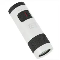 Exogio 10-30x21 Zoom Mini-Spektiv, tragbar, Campingausrüstung, Tourismus, optisches Zielfernrohr, WEISS