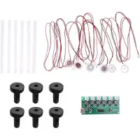 Jojomino Luftbefeuchtermodul DIY Kit Vernebelungssteuerplatine Ultraschallvernebler Nebeltreiberschaltung 6 Düsen