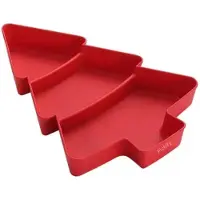 MaxPower Festlicher Weihnachtsbaum-Obsttag: 3-Fach-Snacktablett 3