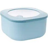Semoic Lunchbox, Kühlbar, für die Mikrowelle Geeignet, Frischhaltebox, Sichtbare Lunchbox für Lebensmittel, Versiegelte Schüssel, Lunchbox A