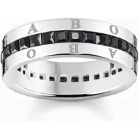 Thomas Sabo - TR2361-643-11-48 - Ring - Damen - 925er Silber geschwärzt - Weite 48