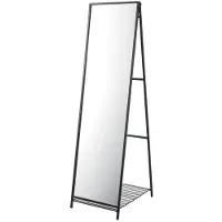 Helloshop26 Standspiegel 160 x 44 x 60 cm schwarz