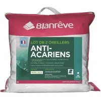 Blanreve Weiße Quadratische Kissen (Set mit 2) - 60 x 60 cm