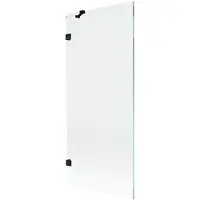 Mexen Lunar 1-flügelige Badewannenabtrennung 80 x 150 cm, transparent, schwarz - 897-080-000-70-00