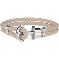 Paul Hewitt Anchor Bracelet Phrep Silver Hazelnut