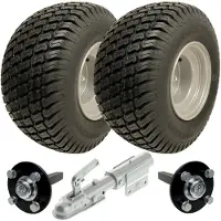 Parnells 18x8.50-8 ATV Trailer Kit Wanda P332 Räder Nabe & Achsstummel Drehschemel 750kg