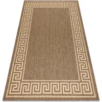 Rugsx TEPPICH SISAL FLOORLUX 20014 coffe / mais 80x150 cm
