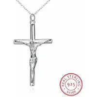 MaxPower (wie das Bild -45cm) Lekani Silber Kreative Männliche Halskette Männer Schmuck Geburtstagsgeschenke