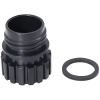 Zandona Sodaflaschen-Adapter für Terra Soda Steam Maker und Sodastreams Glasflasche 0,7L, Glasflaschen Quick Connect Adapter