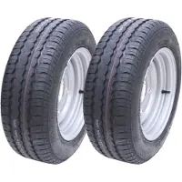 Parnells 2-185/60 R12C 5 Spikes 112mm PCD Anhängeräder und Reifen Brian James Ifor Williams