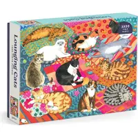 Sonstige Verlage Lounging Cats. 1000 Piece Puzzle