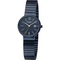 Regent Zugband Damenuhr blau F-1357
