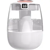 Tlily Luftbefeuchter Haushalt Schlafzimmer USB Plug-in kleines Wohnzimmer Weiß