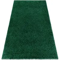 Rugsx Teppich SOFFI shaggy 5cm Flaschengrün 200x290 cm