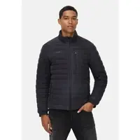 Camel active Lederjacke mit Stehkragen und Brusttasche in Navyblau | Gr.: 54