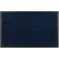 Rugsx Türmatte rutschfest DURA 5880 Drinnen, Draußen, gummi - blau 40x60 cm