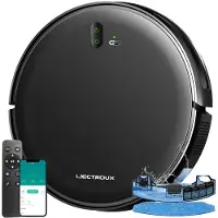 Liectroux L200 Saug- und Wischroboter, intelligente Kartierung, WLAN-App & Sprachsteuerung, 4000 Pa Saugkraft, bürstenloser Motor