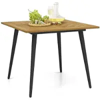 Helloshop26 Esstisch für den Außenbereich 107 x 107 x 75 cm mit Loch für