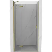 Mexen Mist-H Duschabtrennung Pendeltür links 110 cm, transparent, gold - 8A5-110-000-50-00-L