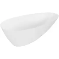 Mexen Milano freistehende Wanne aus Konglomerat 150 x 82 cm, weiße Matte - 57301508500