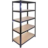 Monster Racking 10 Garage Warehouse T-Rax Stahl Schwarz 5 Tier 90cm Regal Lagerung Einheiten