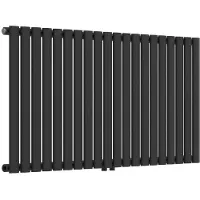 Helloshop26 Radiator - - Design Flachpaneel - 857 W - Stahl - Schwarz 60x120 cm