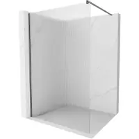 Mexen Kioto Duschwand 90x200cm 8mm Sicherheitsglas Gun Gray