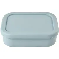 MaxPower Silikon-Lunchbox, wasserdicht, BPA-frei, hitzebeständig, hellblau