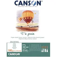 Canson Zeichenpapierblock "C" … grain, DIN A3, 180 g/qm