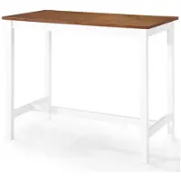 Helloshop26 Stehtisch Bar Bistro Massivholz 108 cm 0902080/2