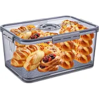 Torribaly Brotkasten mit Deckel für die Küchentheke, 10 l, luftdichter Brotaufbewahrungsbehälter