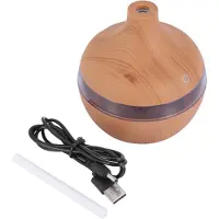Jojomino 3X Holzmaserung Aromatherapie USB Luftbefeuchter Wasser Tr?pfchen Luft Reinigung ?therisches ?l Aroma Diffusor Hause