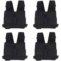 Jojomino 4X Radio Walkie Talkie Brust Tasche Harness Taschen Pack Rucksack Zwei W