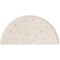 Mushie Silicone Placemat for Kids | BPA-Free Non-Slip Design Crowns