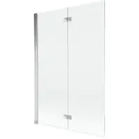Mexen Mist Duschwand 2-flügelig links 120 x 150 cm, transparent, Chrom - 8A9-120-002-01-00-L