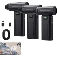 OIMG (3 set, -) Ultra-starker tragbarer Turboventilator, 150.000 U/min, 5 Stufen, LED Display