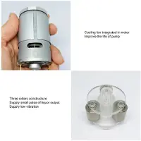 Tlily Neue 24 V Schlauchpumpe, Flüssigkeitsdosierpumpe mit Großer Förderleistung, 3000 Ml/Min, 3 Rollen, mit PHARMED BPT-Schlauch