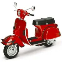 Newray Maßstab 1:12 Vespa P200E 1978 rot